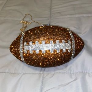 SOLD NWOT Football-shaped Purse